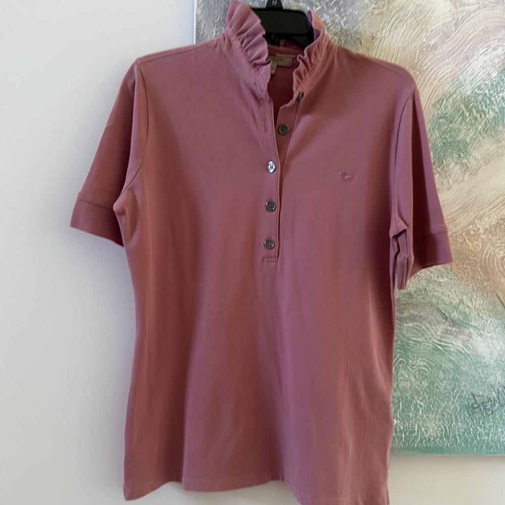 Burberry Pink Polo Shirt